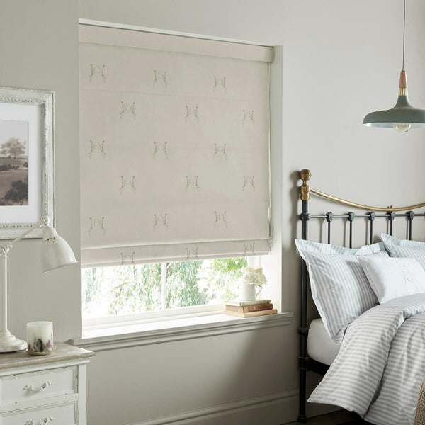 Sophie Allport Boxing Hares Natural Made To Measure Roman Blind