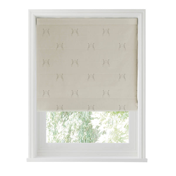 Sophie Allport Boxing Hares Natural Made To Measure Roman Blind