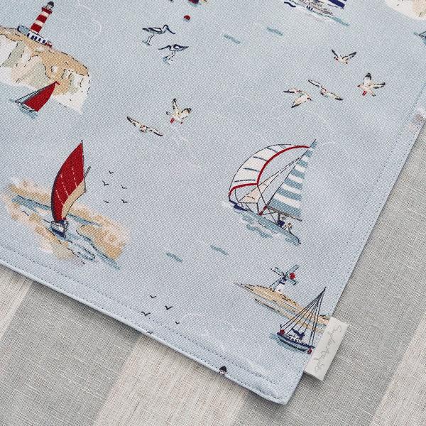Sophie Allport Coastal Boats Washable Placemats (Set Of 2)