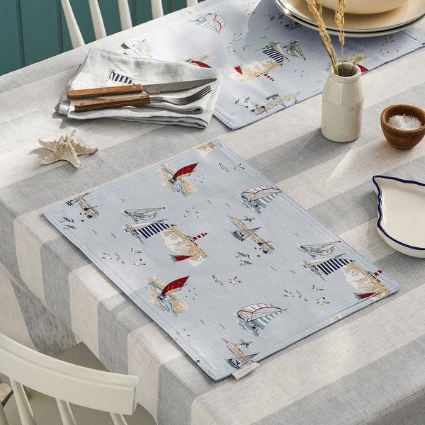 sophie allport Coastal Boats Washable Placemats (Set of 2)
