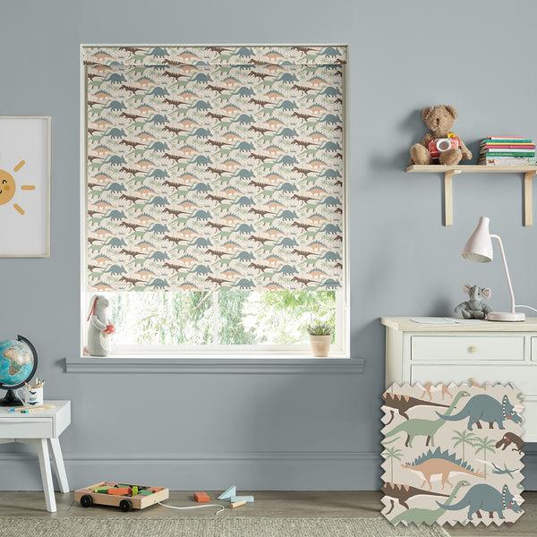 Sophie Allport Dinosaurs Camouflage Khaki Made To Measure Roller Blind