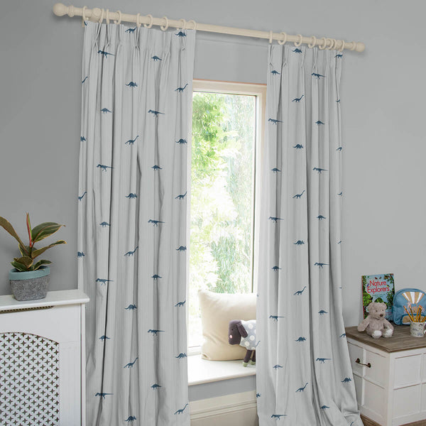 Sophie Allport Dinosaurs Navy Made To Measure Curtains