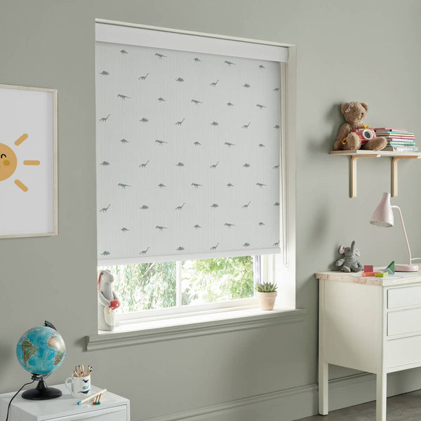 Sophie Allport Dinosaurs Sage Made To Measure Roller Blind