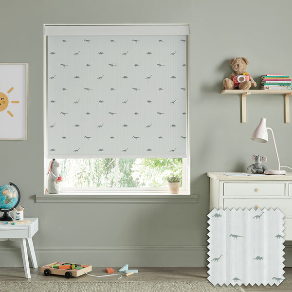 sophie allport Dinosaurs Sage Made to Measure Roller Blind