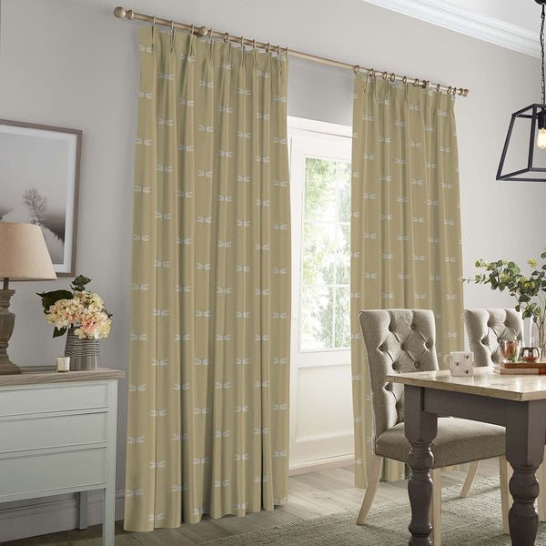 Sophie Allport Dragonfly Deep Mustard Made To Measure Curtains