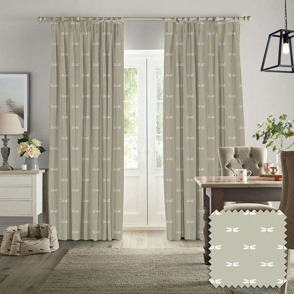 sophie allport Dragonfly Sand Made to Measure Curtains