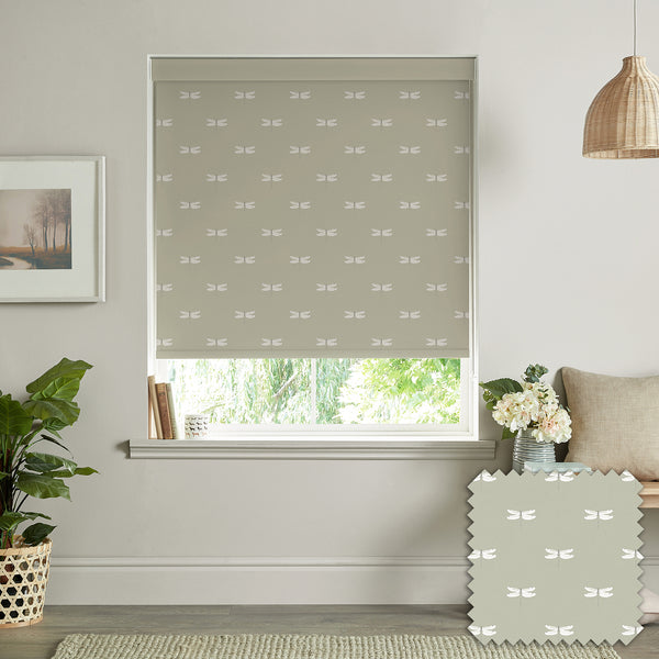 sophie allport Dragonfly Sand Made to Measure Roller Blind