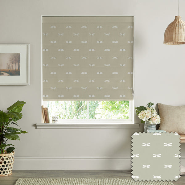 Sophie Allport Dragonfly Sand Made To Measure Roman Blind