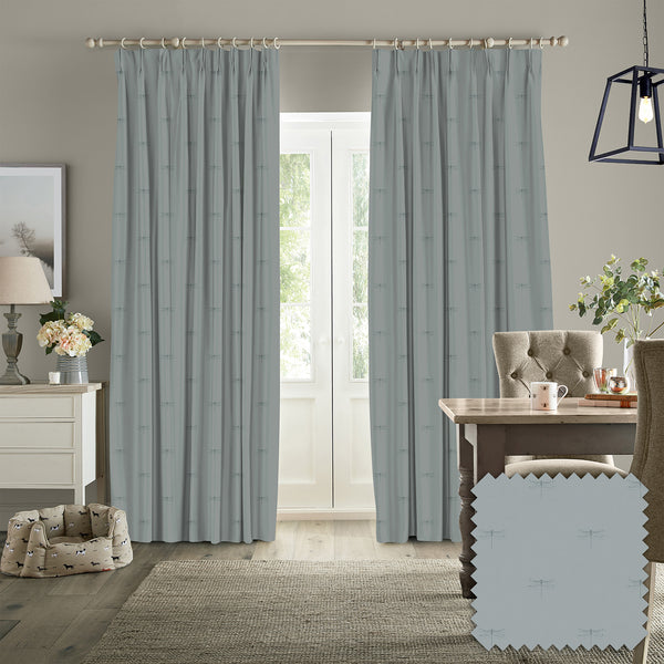 Sophie Allport Dragonfly Teal Made To Measure Curtains