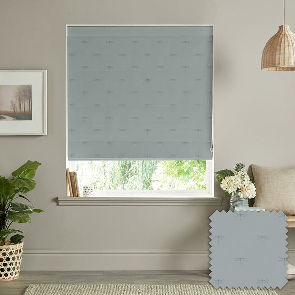 sophie allport Dragonfly Teal Made to Measure Roman Blind
