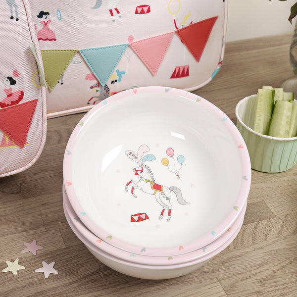 Sophie Allport Fairground Ponies Kids Melamine Bowl