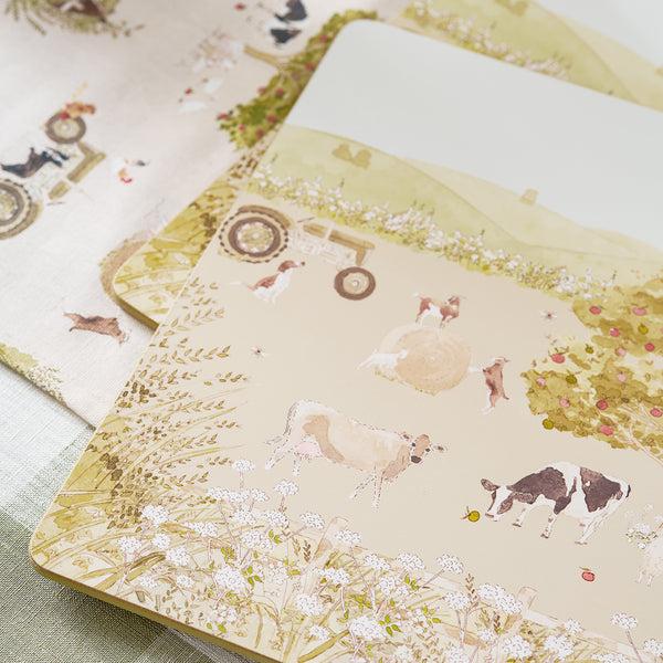 Sophie Allport Farm Friends Extra Large Placemats (Set Of 2)
