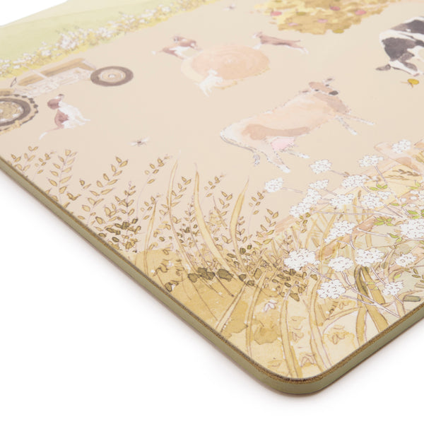 Sophie Allport Farm Friends Extra Large Placemats (Set Of 2)