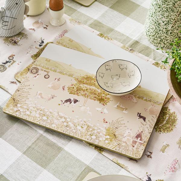 sophie allport Farm Friends Extra Large Placemats (Set of 2)
