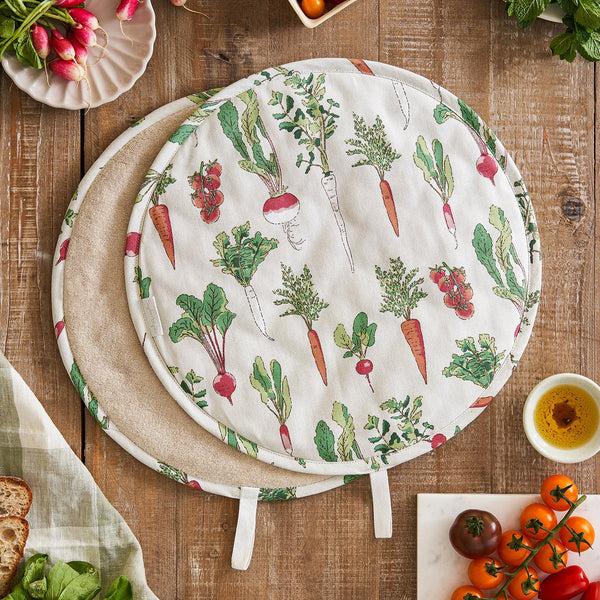 sophie allport Garden Vegetables Circular Hob Cover