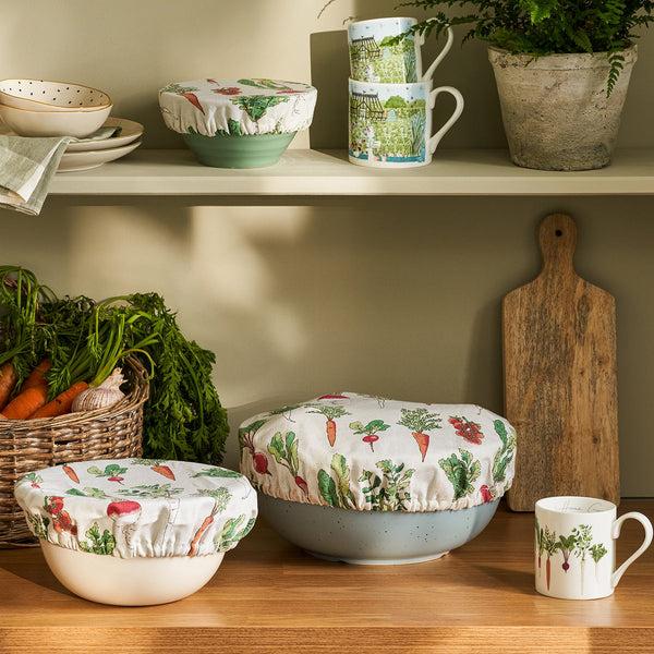 sophie allport Garden Vegetables Food Covers (Set of 3)