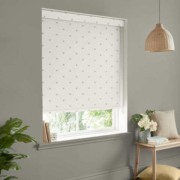 Sophie Allport Golden Bees Off White Made To Measure Roller Blind