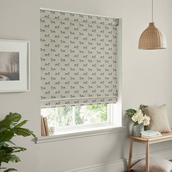 Sophie Allport Grey Horse Made To Measure Roman Blind