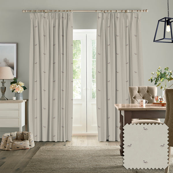 sophie allport Hare Linen Look Made to Measure Curtains
