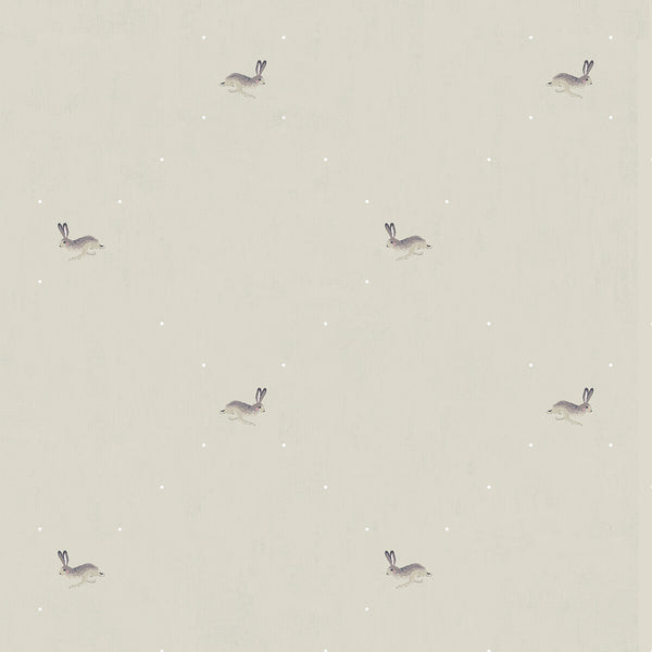 Sophie Allport Hare Linen Look Made To Measure Roller Blind