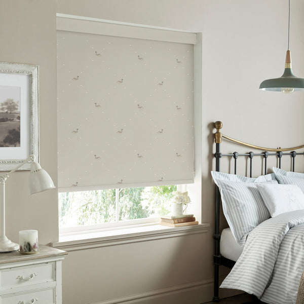 Sophie Allport Hare Linen Look Made To Measure Roller Blind