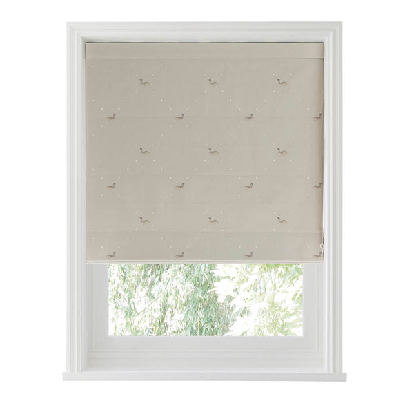 Sophie Allport Hare Linen Look Made To Measure Roman Blind