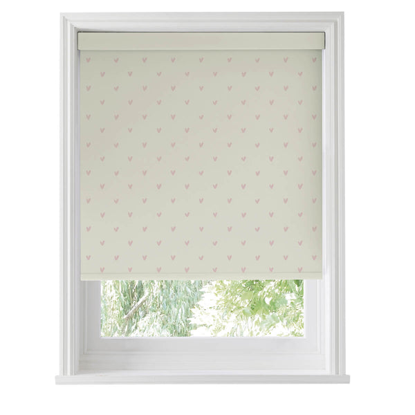 Sophie Allport Hearts Blush Made To Measure Roller Blind