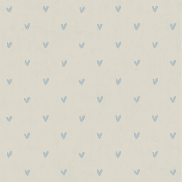 Sophie Allport Hearts Duck Egg Made To Measure Roller Blind