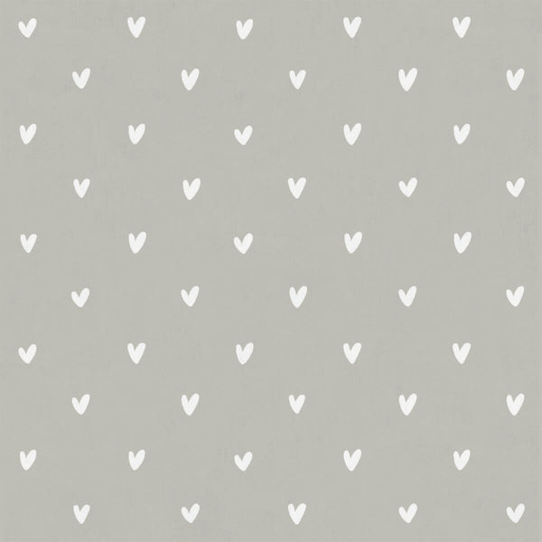 Sophie Allport Hearts Grey Made To Measure Roller Blind