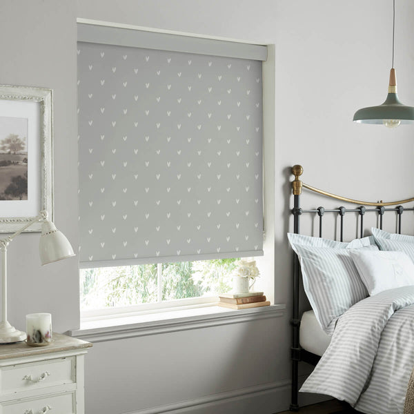 Sophie Allport Hearts Grey Made To Measure Roller Blind