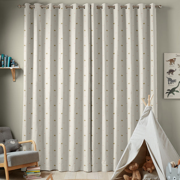 Sophie Allport Hedgehogs Neutral Made To Measure Curtains