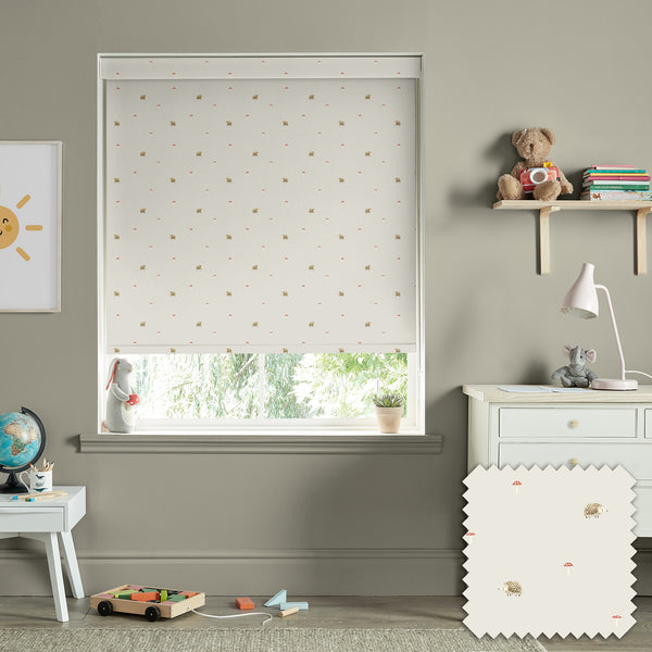 sophie allport Hedgehogs Neutral Made to Measure Roller Blind