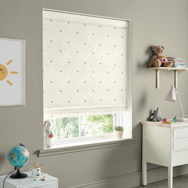 Sophie Allport Hedgehogs Neutral Made To Measure Roman Blind