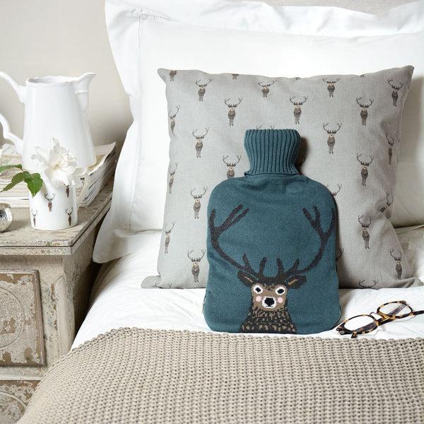 Sophie Allport Highland Stag Hot Water Bottle Cover