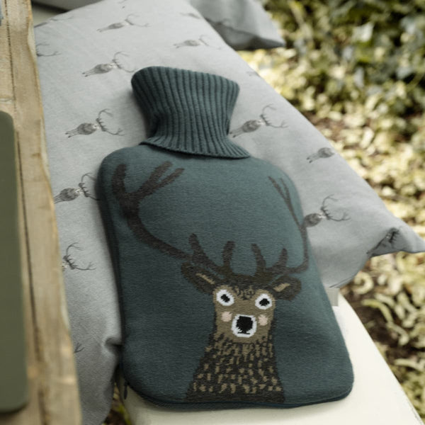 Sophie Allport Highland Stag Hot Water Bottle Cover