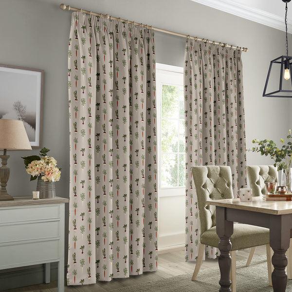 Sophie Allport Home Grown Grey Made To Measure Curtains