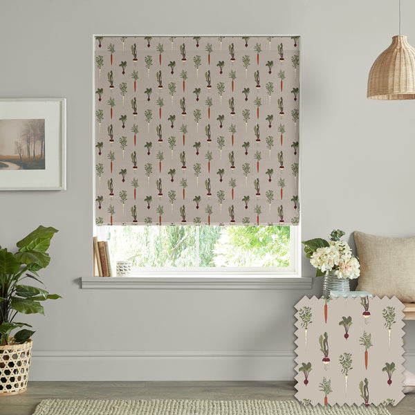 Sophie Allport Home Grown Grey Made To Measure Roman Blind