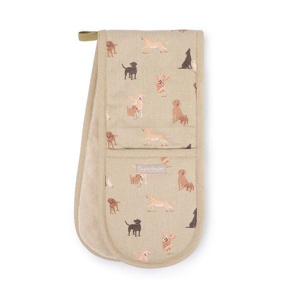 Sophie Allport Labradors & Retrievers Double Oven Glove