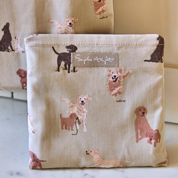 Sophie Allport Labradors & Retrievers Folding Shopping Bag