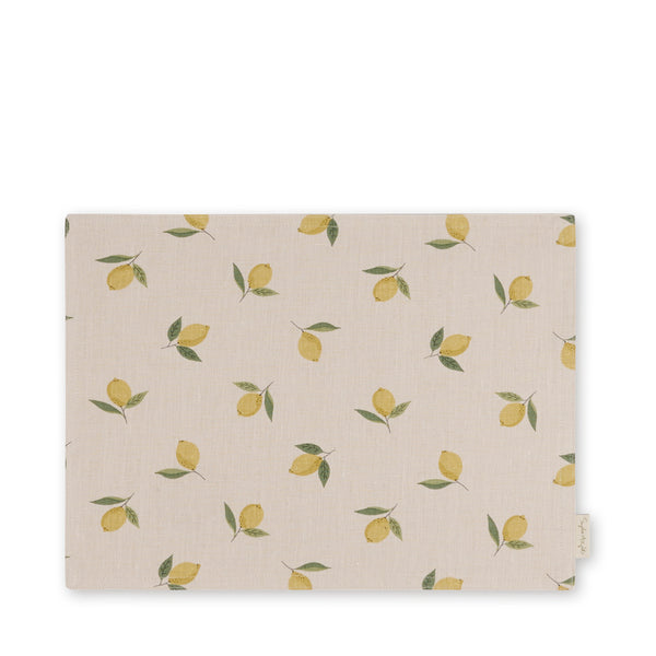 Sophie Allport Lemons Linen Washable Placemats (Set Of 2)