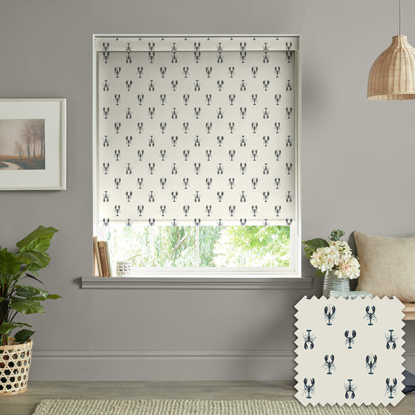 Sophie Allport Lobster White Made To Measure Roller Blind
