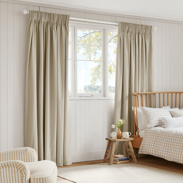 Sophie Allport Oakham Taupe Made To Measure Curtains