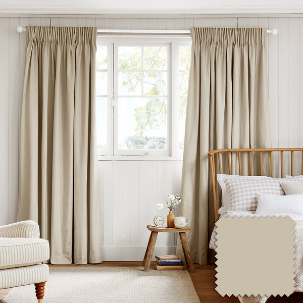 Sophie Allport Oakham Taupe Made To Measure Curtains
