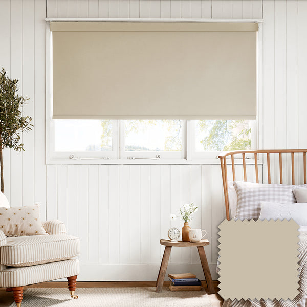 sophie allport Oakham Taupe Made to Measure Roller Blind