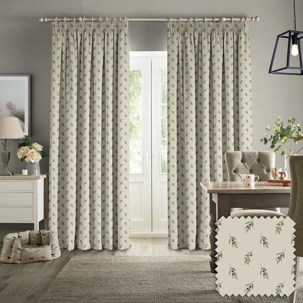 Sophie Allport Olive Neutral Made To Measure Curtains