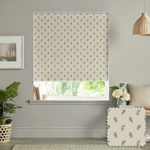 Sophie Allport Olive Neutral Made To Measure Roman Blind