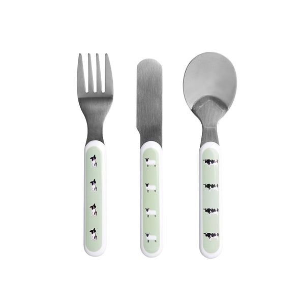 Sophie Allport On The Farm Kids Melamine Cutlery Set