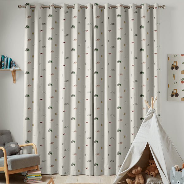 Sophie Allport On The Farm Neutral Made To Measure Curtains