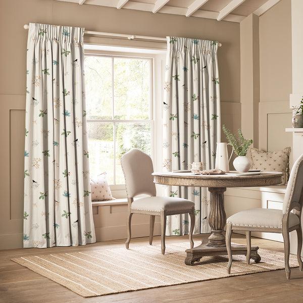 Sophie Allport Orchard Birds Off White Made To Measure Curtains