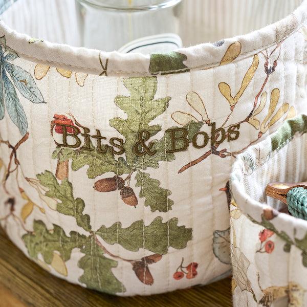 Sophie Allport Orchard Birds Storage Baskets (Set Of 2)